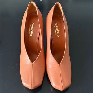 Burberry Women's Vibrant “Dark Amber” Heels